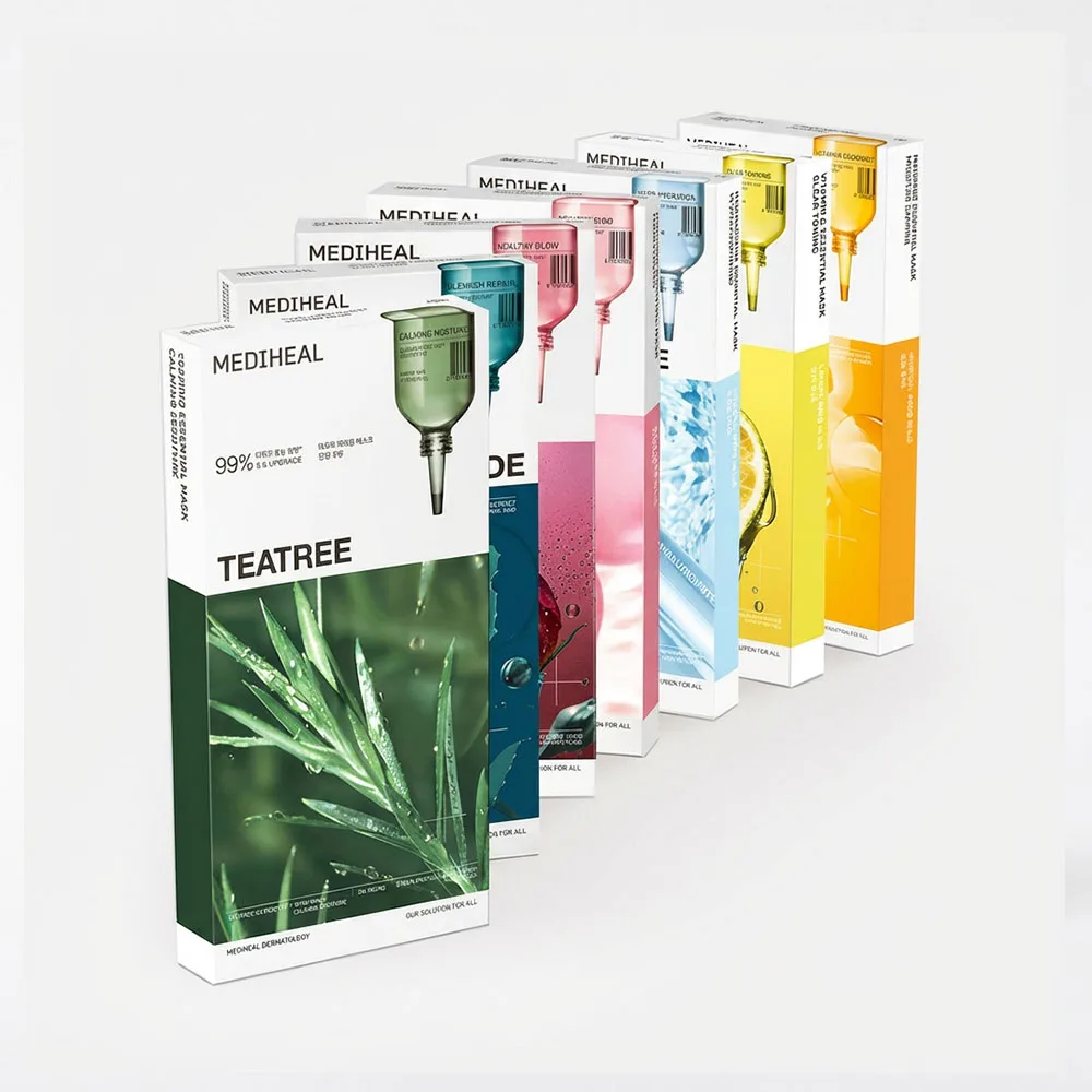 MEDIHEAL Essential Face Mask Sheet 10 Pack 7 Types